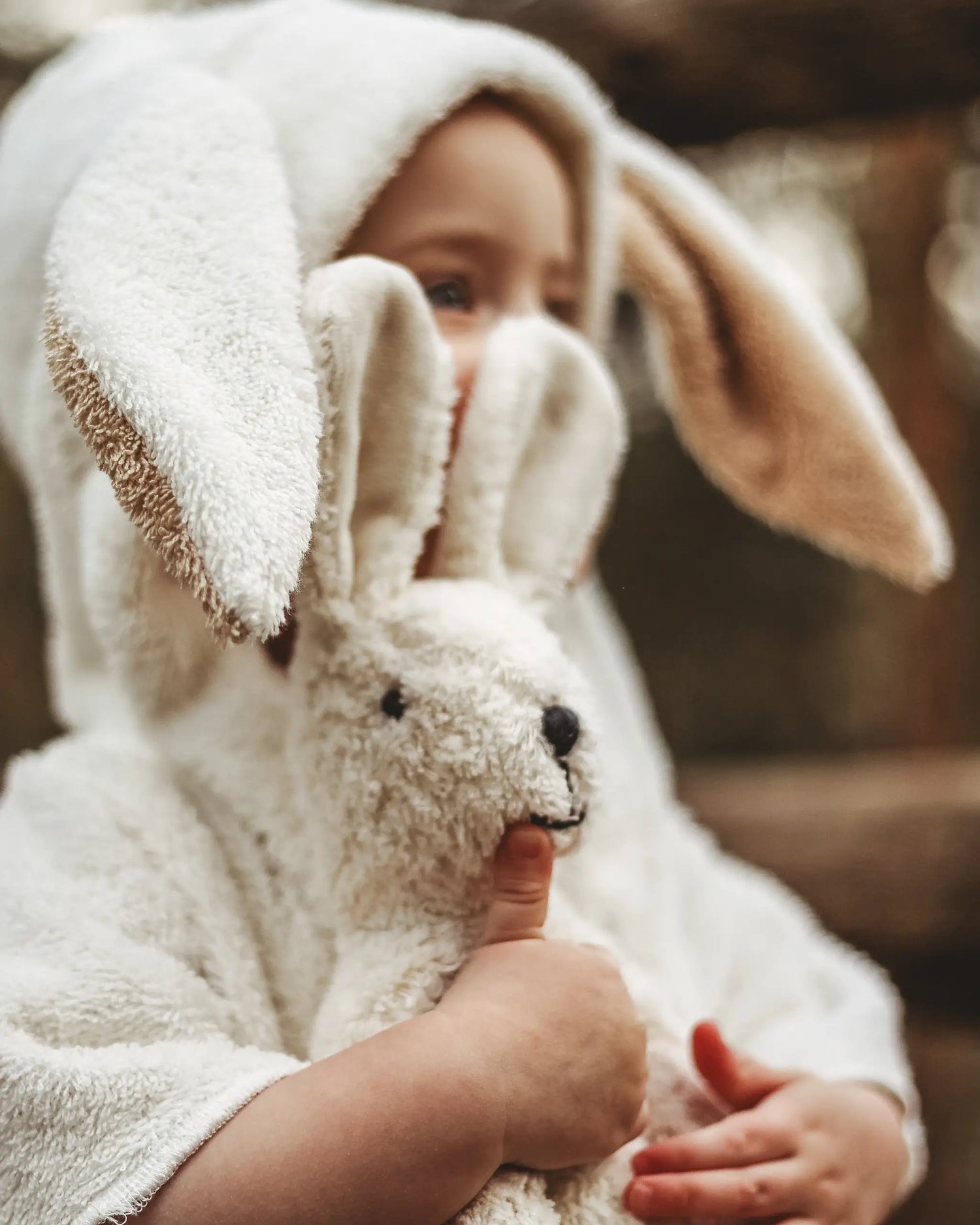 Poncho Badehandtuch Hasenponcho für kinder mit großen Taschen für den Strand oder nach dem Baden. tolle Geschenkidee zur Geburt oder Geburtstag