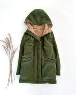 Damen Walkjacke Mantel Wollwalk Frauen Kurzmantel Reissverschluss Taschen