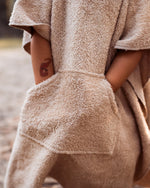 strandponcho badecape fuer kinder und babys - Bärenponcho mit großer Tasche