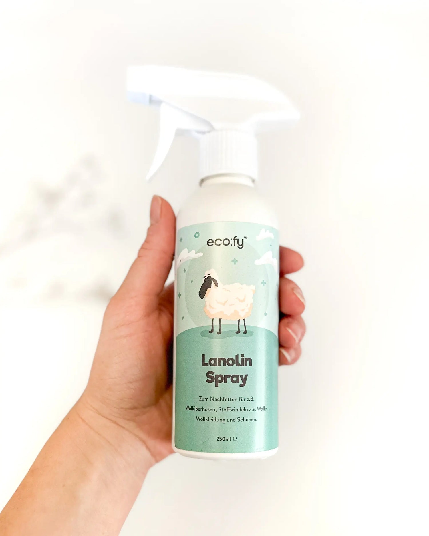 Lanolin Spray ecofy Wollfett Pflegekur zum Sprühen