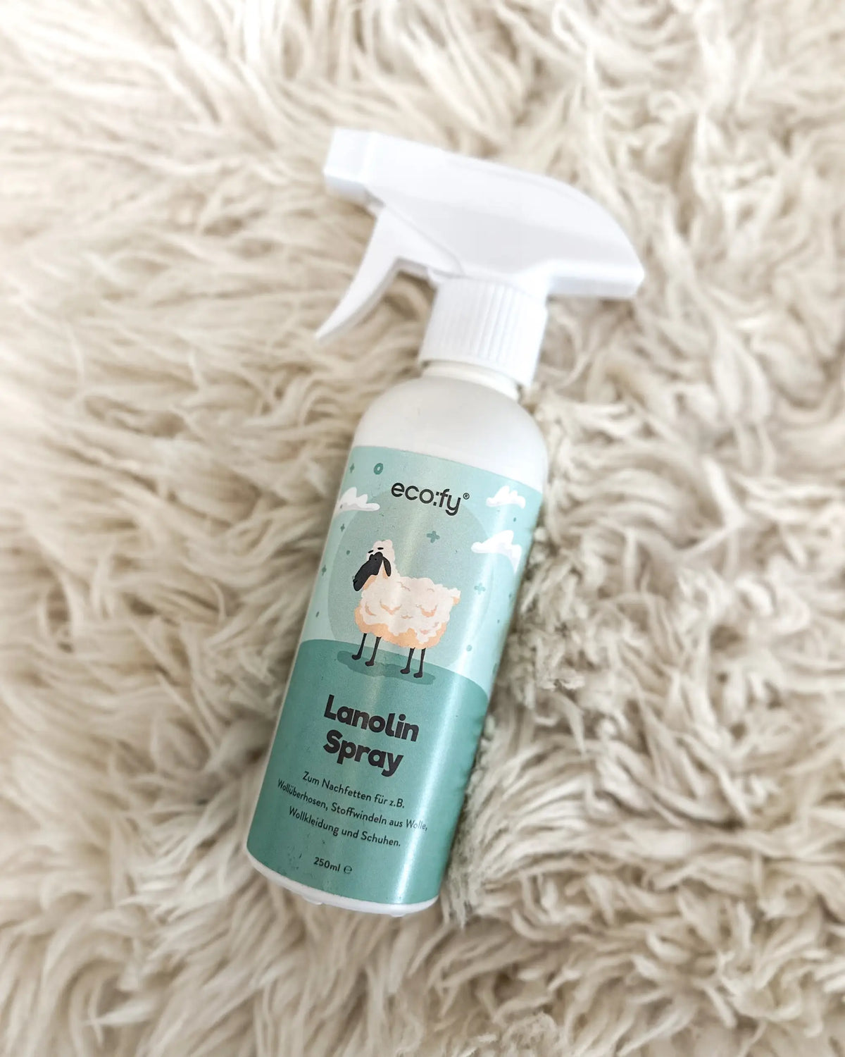 Lanolin Spray eco:fy Wollfett Lanolin Sprühkur für Wollwalk Wollschuhe und Windelhosen
