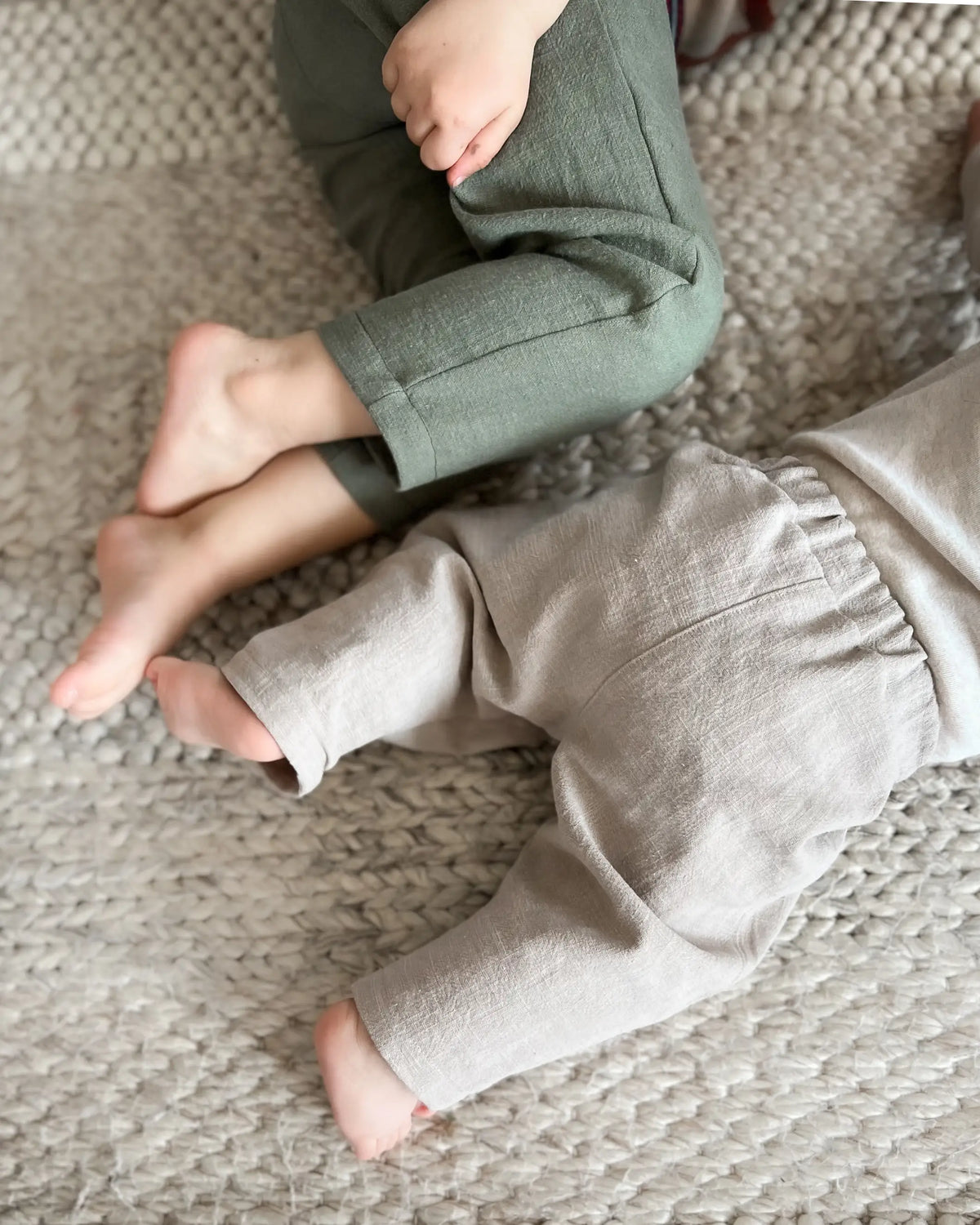 handmade sustainable kids and baby linenpants - tolles Outfit für feierliche Anlässe wie Geburtstag, Hochzeit, Fotoshooting, Taufe oder Kommunion
