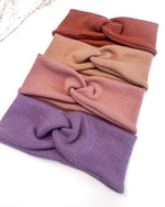 Stirnband aus 100% Merinowolle in verschiedenen Farben, passend zu deinem Walkoutfit
