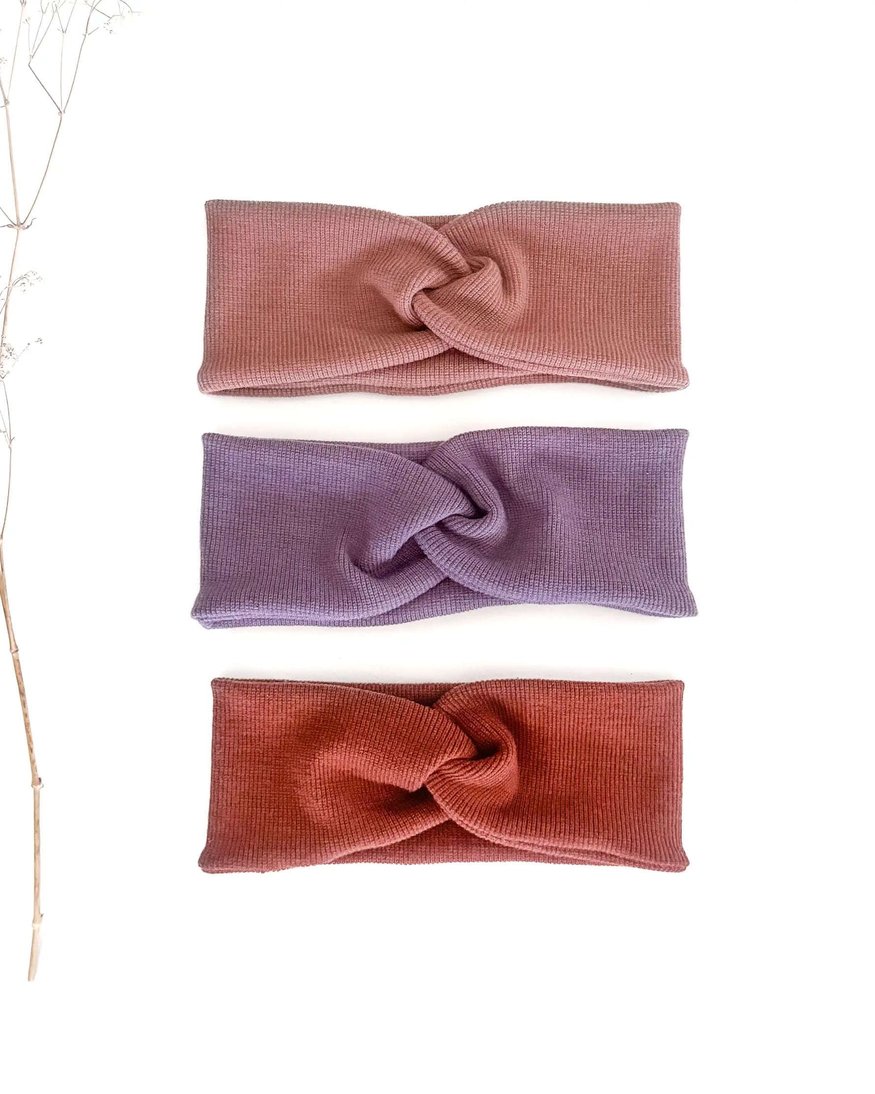 Kinder und Baby Woll-Haarband mit Twist