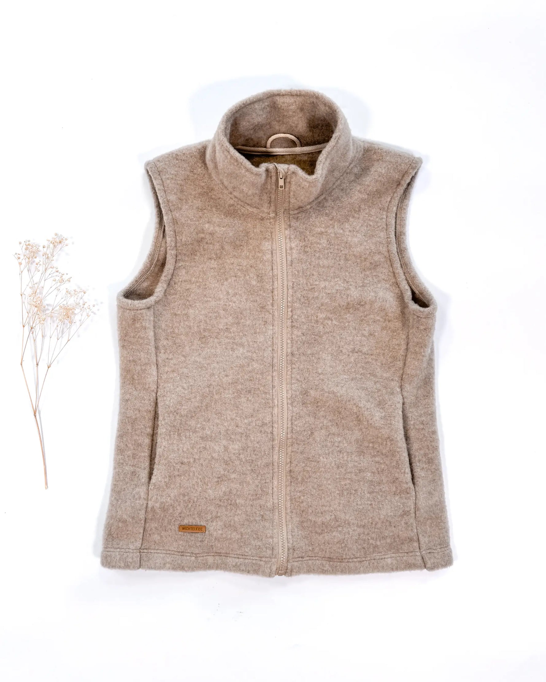 Kuschelige Merino Wollweste für Damen, ideal zum Drüberziehen im Frühling und Herbst oder als warme Schicht im Winter