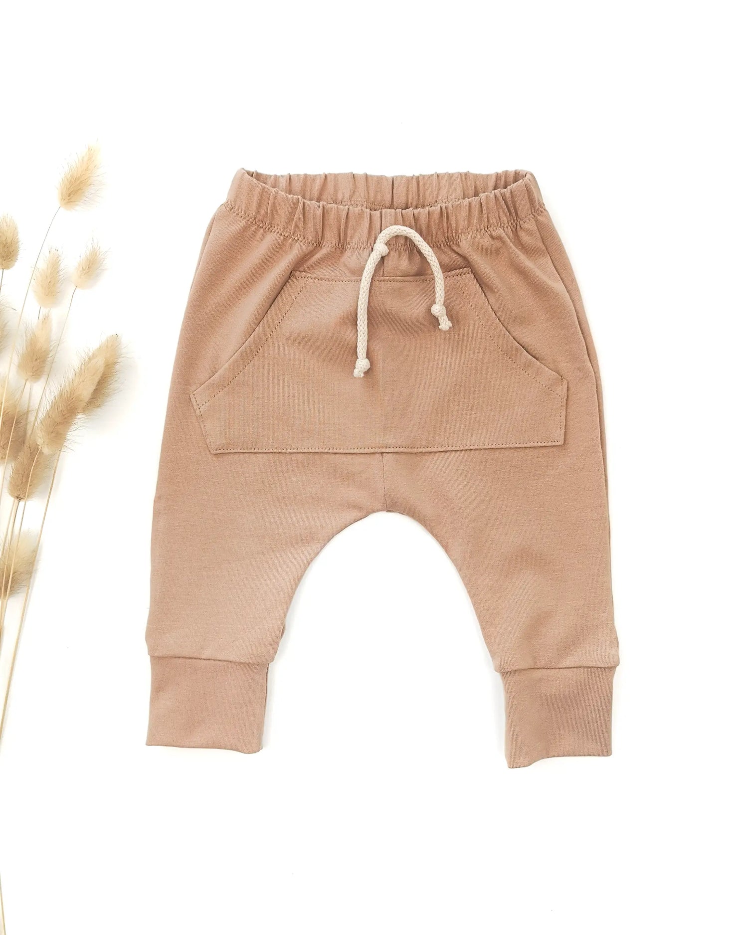 Kinderhose mit Taschen als Mitwachshose aus Baumwolljersey