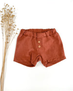 Leinenshorts für Kinder und Babys - kurze Hose für den Sommer aus Leinen