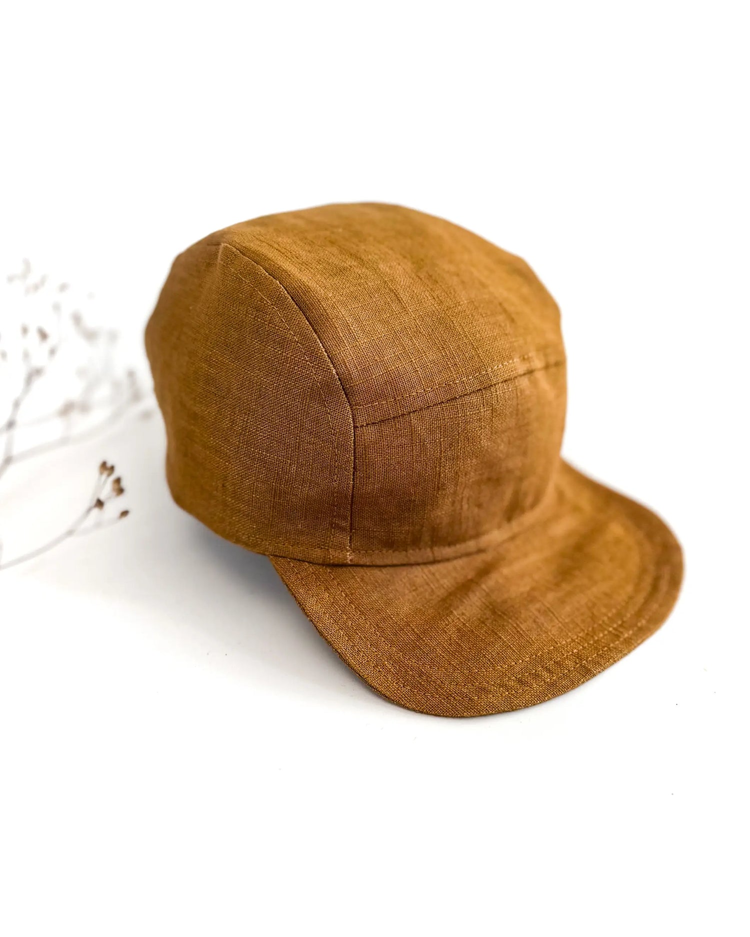 Kinder und Baby Cap aus nachhaltigem zertifiziertem Leinen. Cooler Basecap Schnitt. 