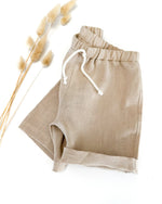 Leinen Chino Shorts kurze Hose für Kinder
