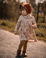 handmade langärmliges Basic Kleidchen aus weichem Bio Baumwolljersey für Kinder und Babys