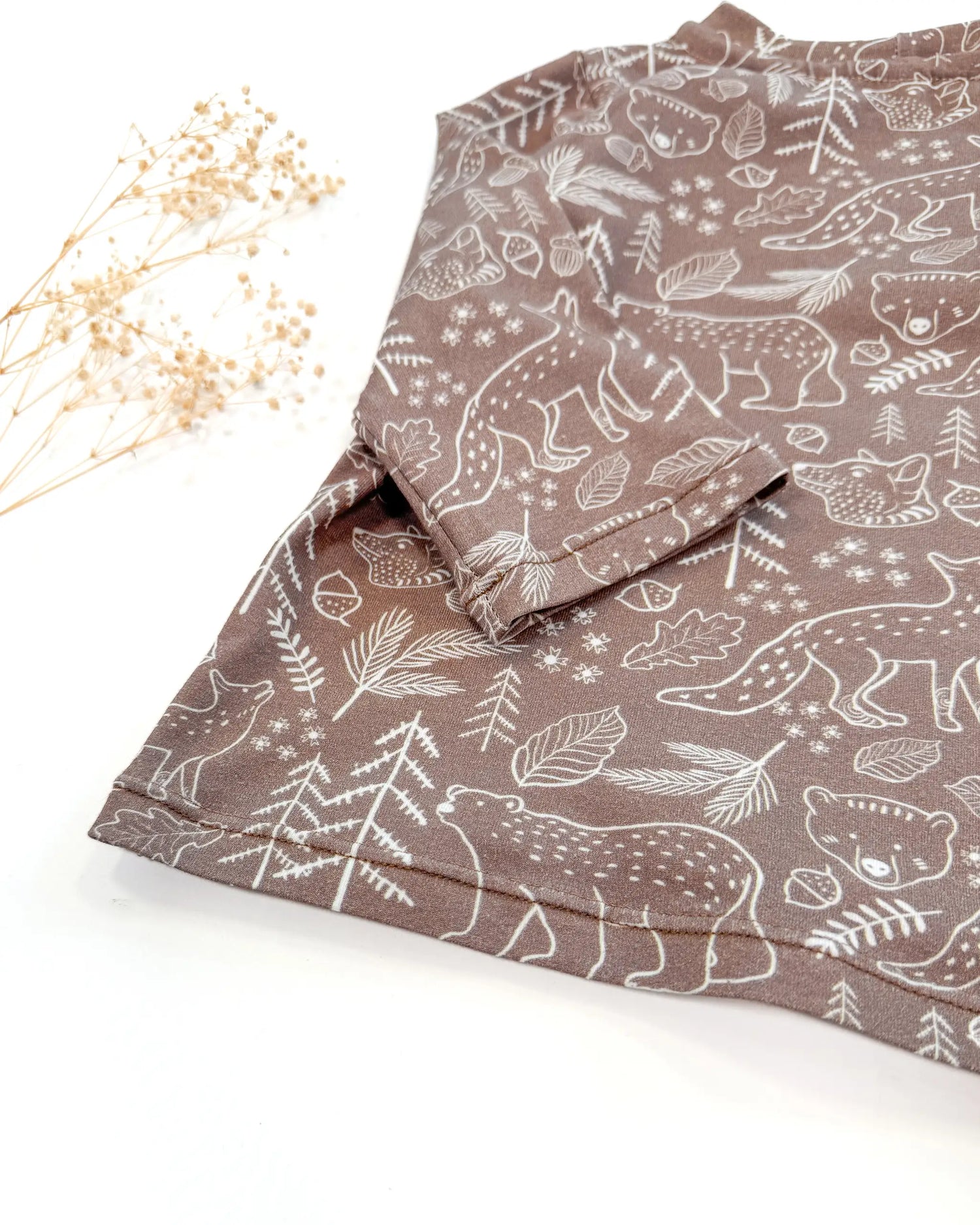 Langarm Shirt aus Bio-Baumwolle für Kinder