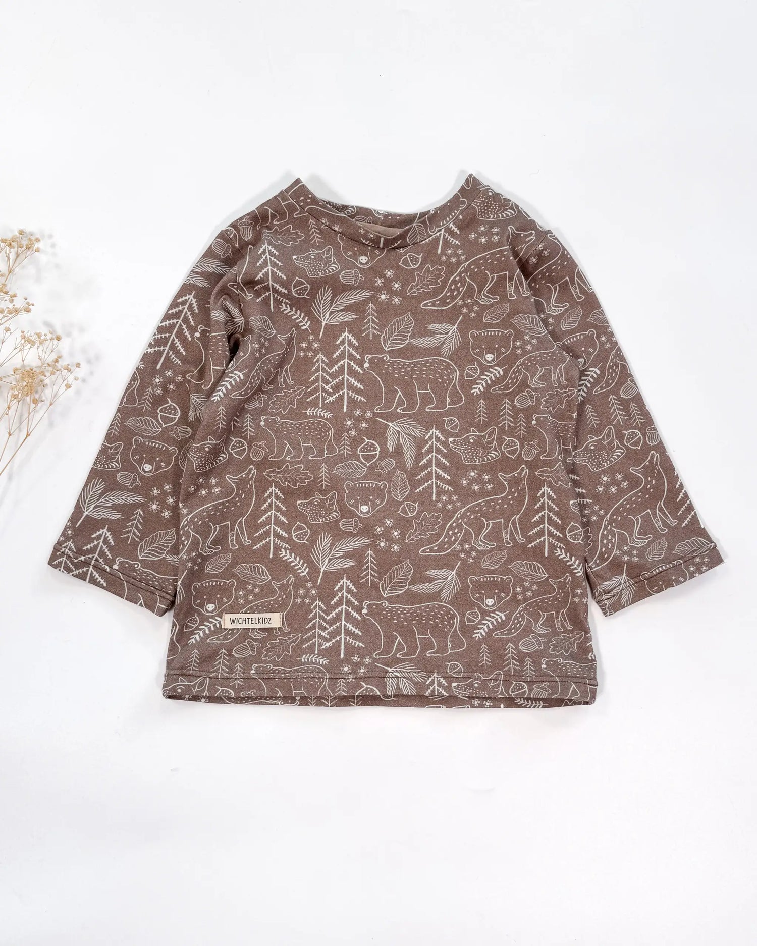 langärmliges Shirt für Kinder aus Bio-Baumwolle, weich, elastisch und angenehm auf der Haut für jeden Tag mit tollen kindermotiven