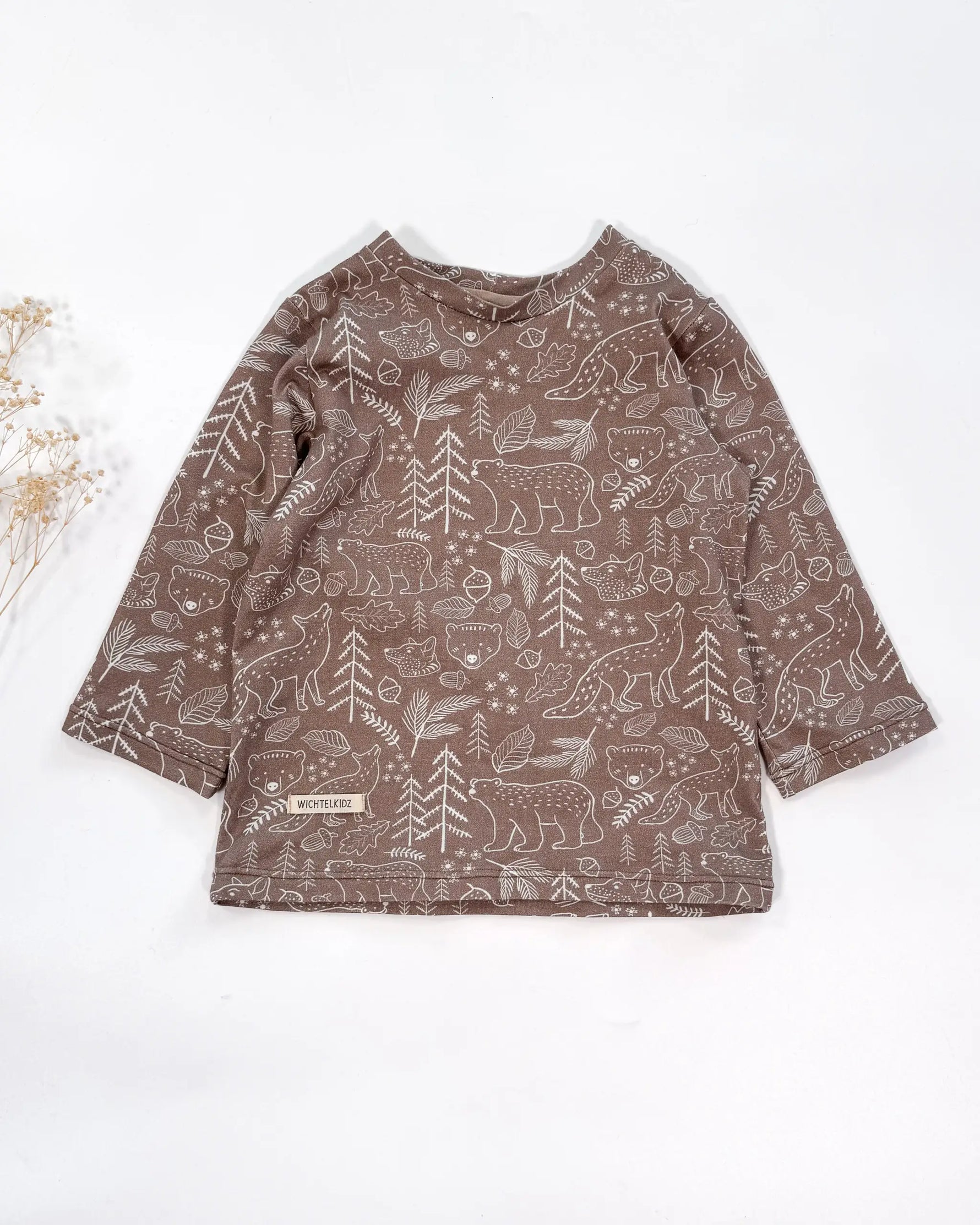 langärmliges Shirt für Kinder aus Bio-Baumwolle, weich, elastisch und angenehm auf der Haut für jeden Tag mit tollen kindermotiven