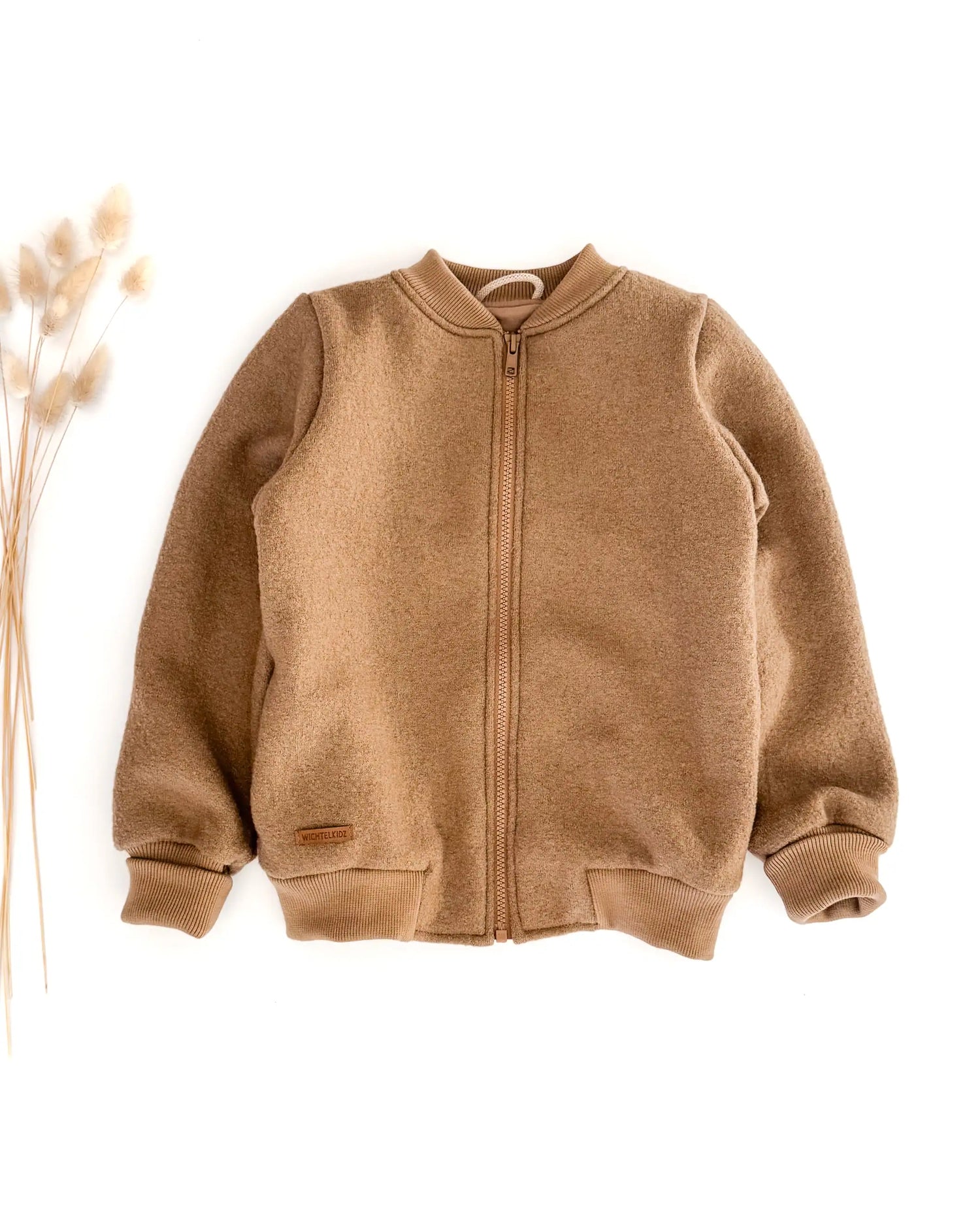 Wollwalk Collegejacke für Schulkinder und Kindergarten Kinder mit Reißverschluss und Taschen