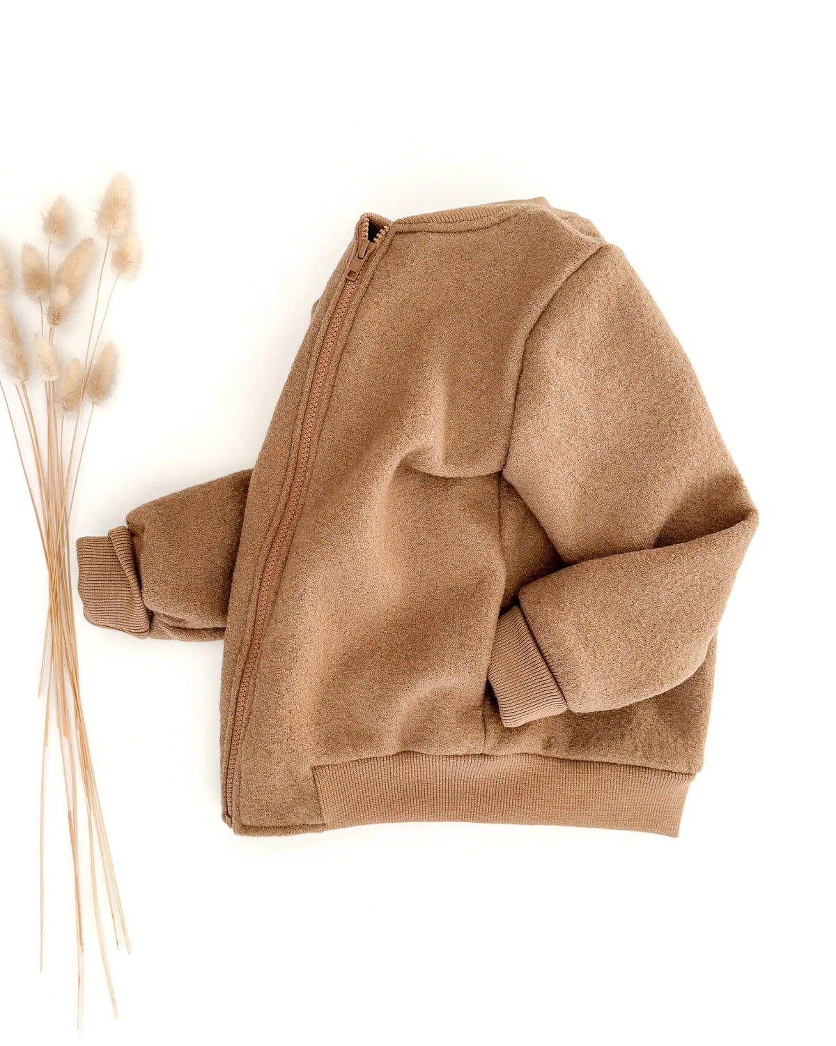 College Wollwalkjacke für Schulkinder und Kindergarten Kinder mit Reißverschluss und Taschen