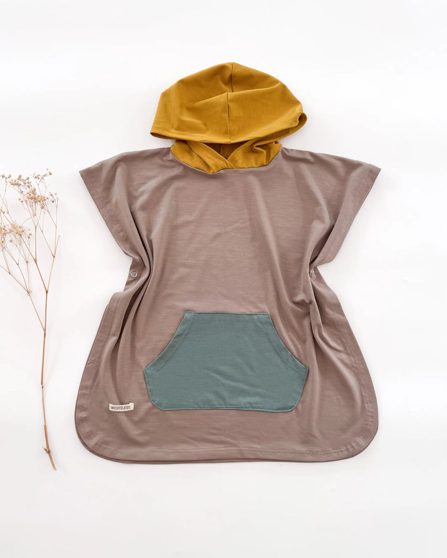 Colorblock UV Poncho für Kinder – UPF 50+