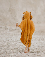 Kinder Badehandtuch Poncho Handtuch Strandponcho Löwe - warm, weich und praktisch für den Alltag mit kleinen Kindern