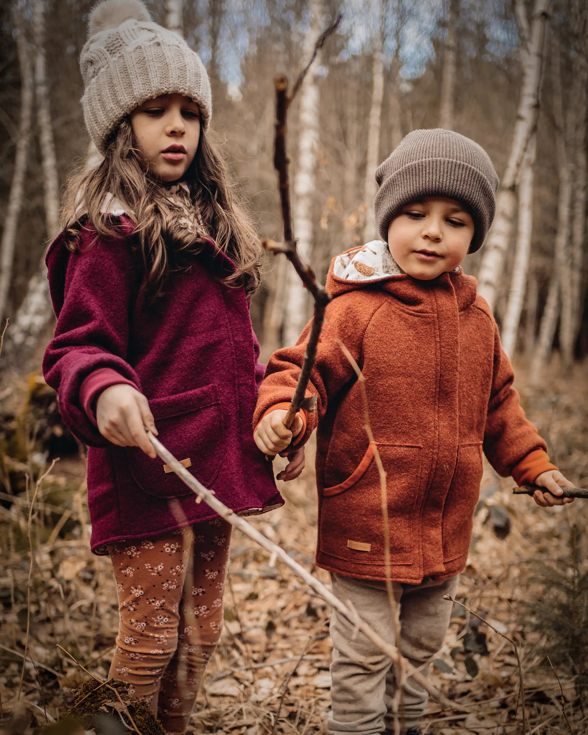 Wichtelkidz Walkjacken fuer kinder sind der perfekte Begleiter in Herbst, Winter und Frühling – temperaturausgleichend, antibakteriell und selbstreinigend