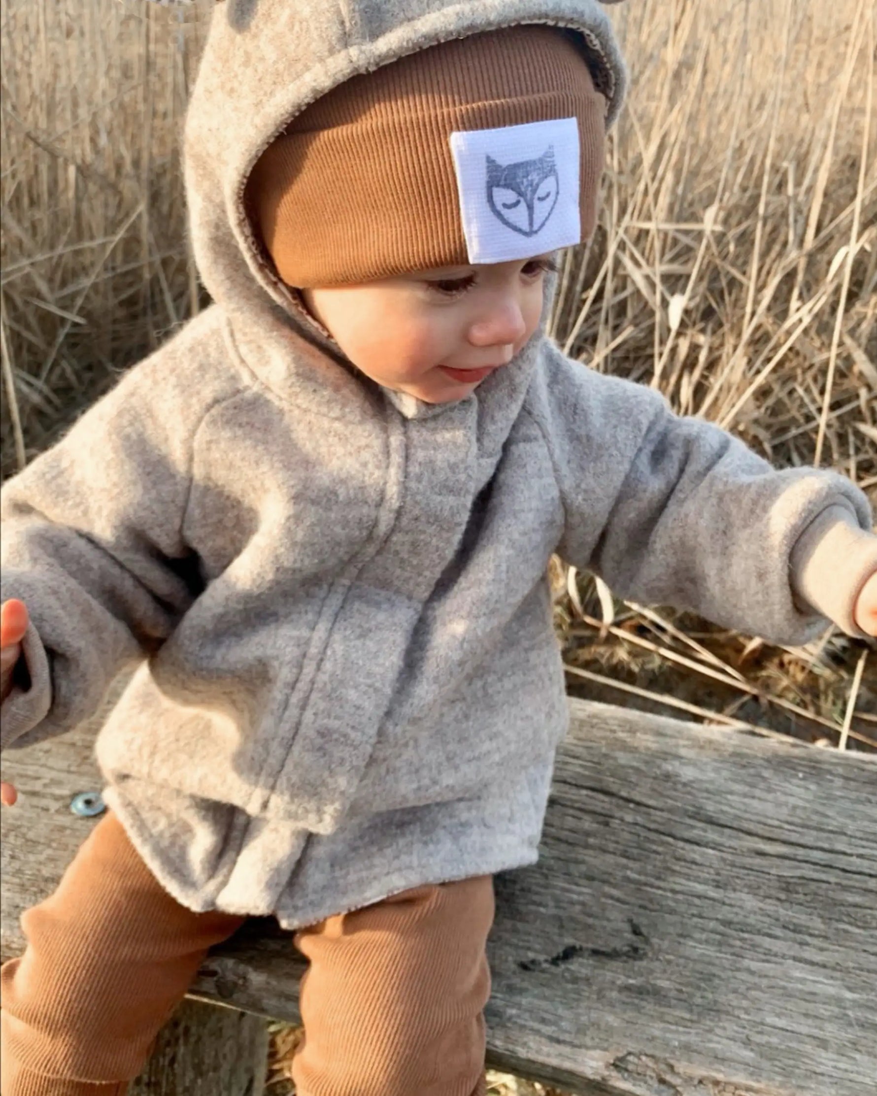 Kinder Wollwalkjacke wasserabweisend und schmutzabweisend, ideal für Alltag und Kindergarten