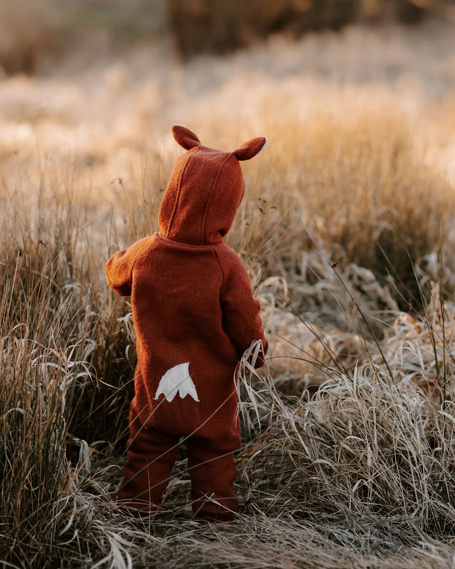 Walkoverall mit Reißverschluss "frecher Fuchs"