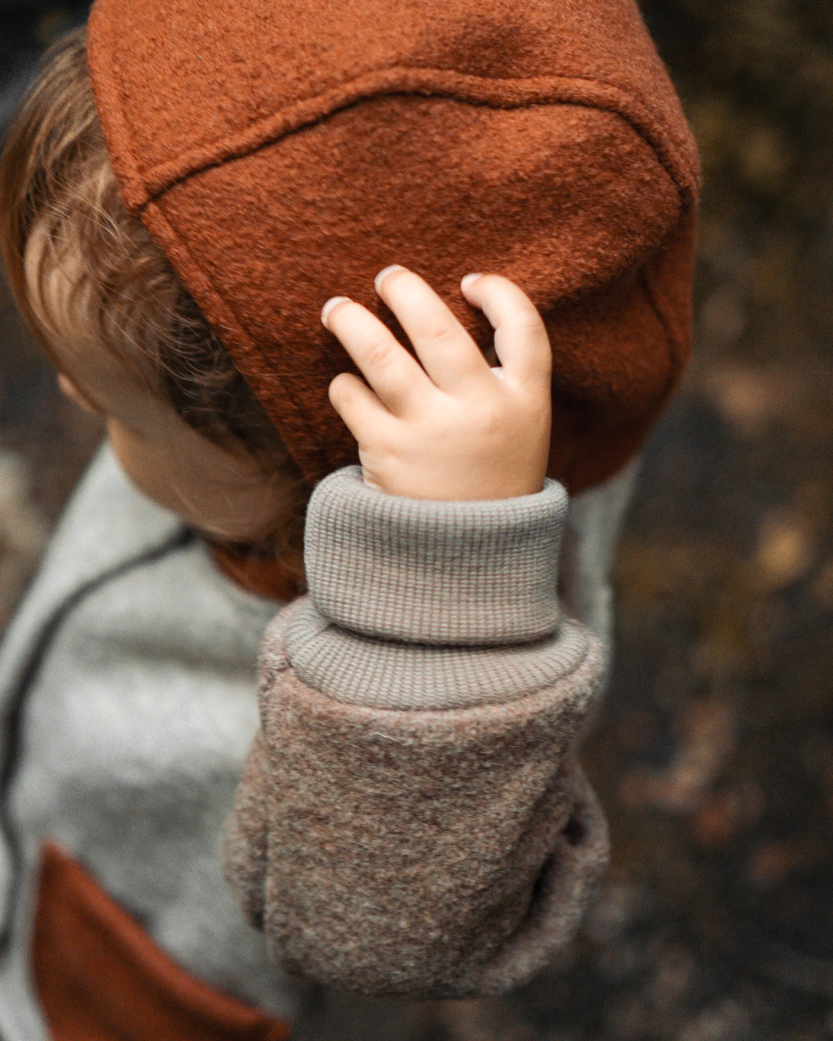 Kinder Walkjacke mit großer Kapuze - wasserabweisend, temperaturausgleichend, schmutzabweisend