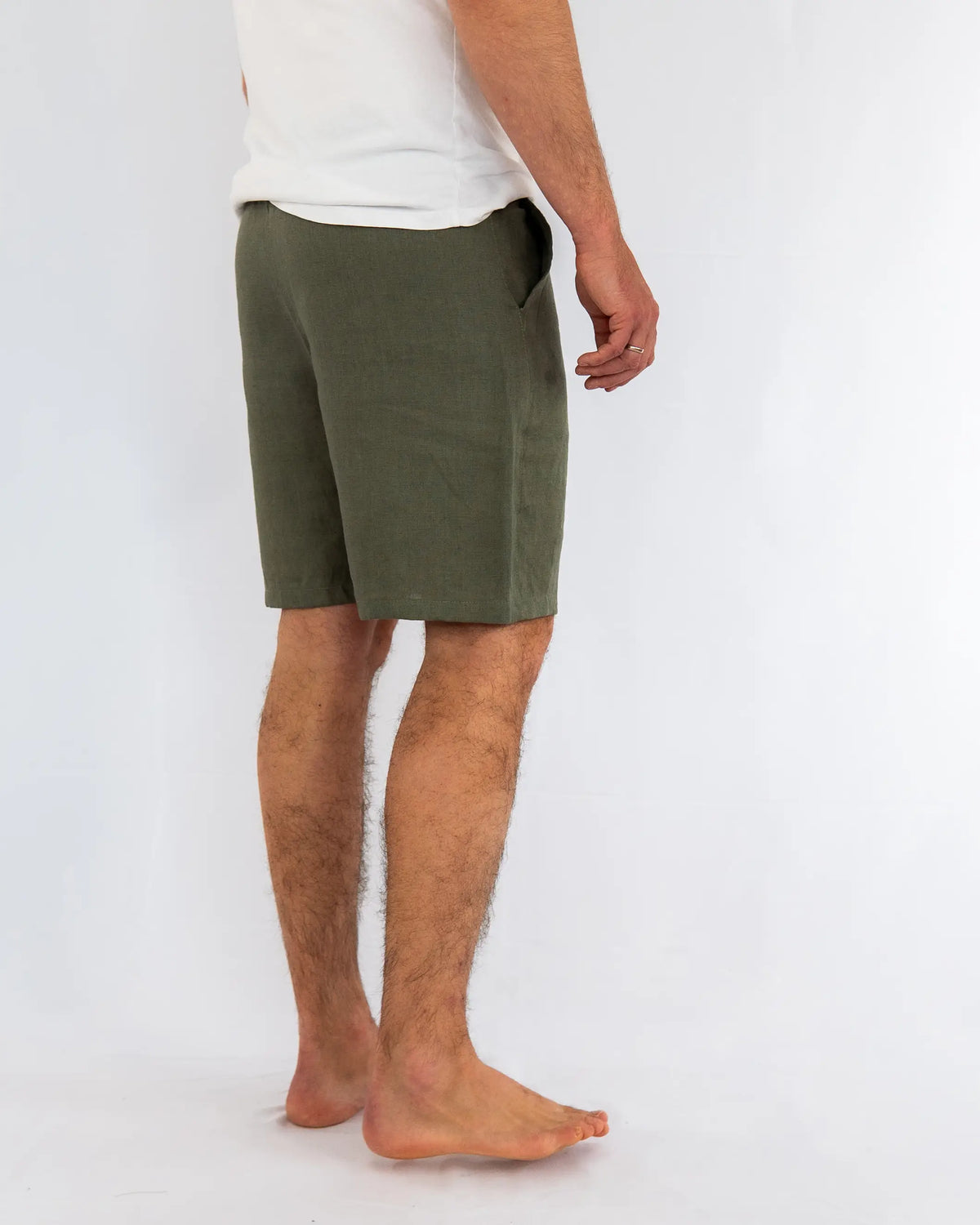 knielange Premium Herren Shorts aus Leinen, atmungsaktiv, weich und nachhaltig gefertigt für einen entspannten Look