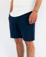 kurze Leinen-Shorts für Herren aus 100% gewaschenem Leinen, luftig leicht und ideal für warme Sommertage