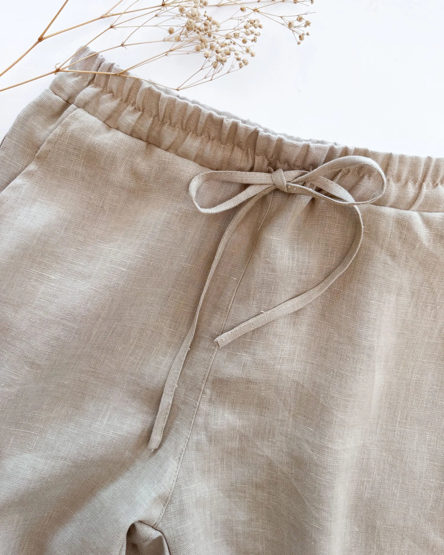 Sofortkauf: Leinen Shorts für Herren in Sand, Gr. S