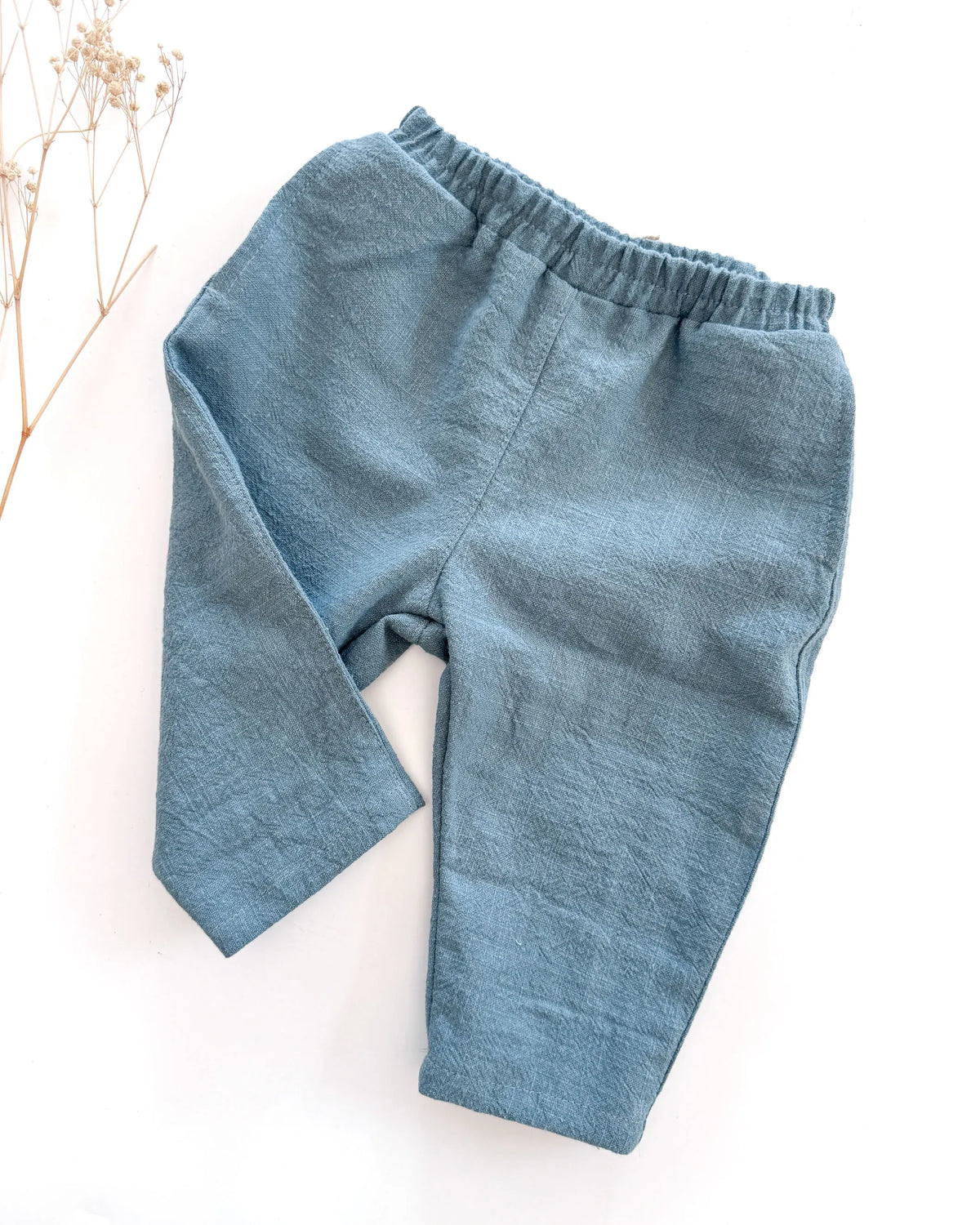 Sofortkauf: Leinenhose in Altmint ,Gr. 62/68