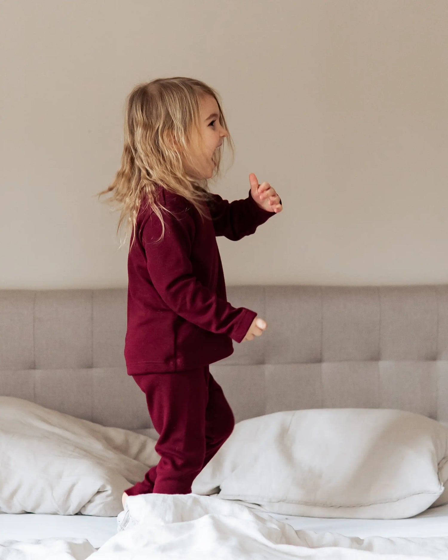 Kinder Merino Underwear aus kuschelweicher Wolle. Woll Unterwäsche extra robust gestrickt und perfekt zum Spielen, Toben und Entdecken