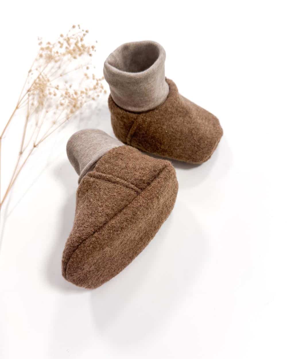 Sofortkauf: Merinowalk Schuhe in Hazel mit Wolljersey gefüttert, Gr. 18-19
