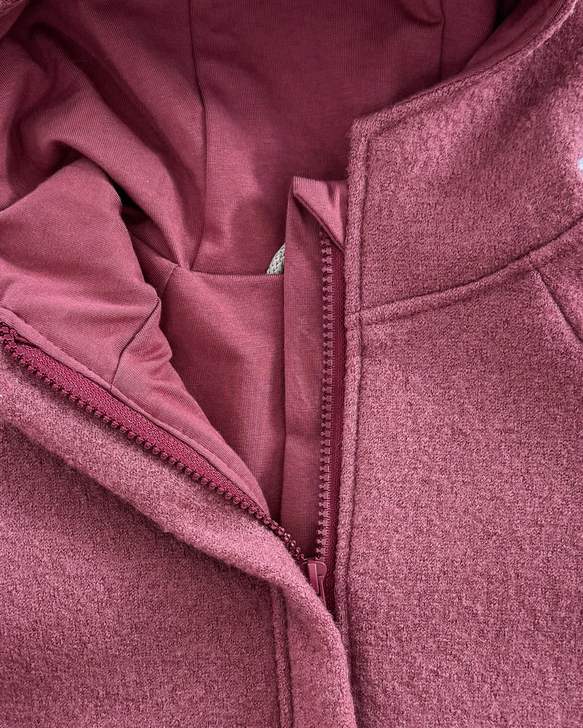 Sofortkauf: Walk Overall mit Reißverschluss in Mauve/Mauve und Rehpunkten, Gr.92/98