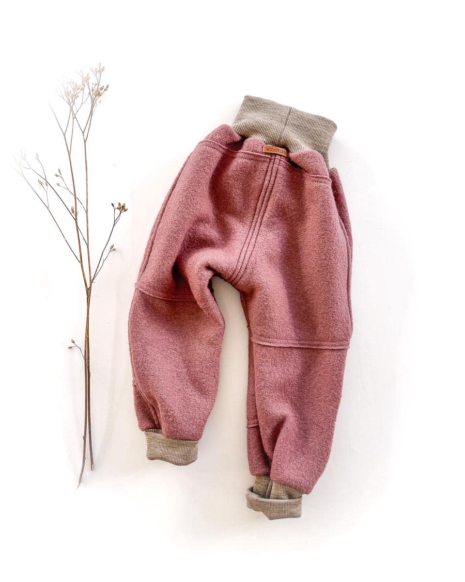 Sofortkauf: Walkhose in Altrosa mit Po- und Knie Verstärkung in Altrosa, Gr. 86/92