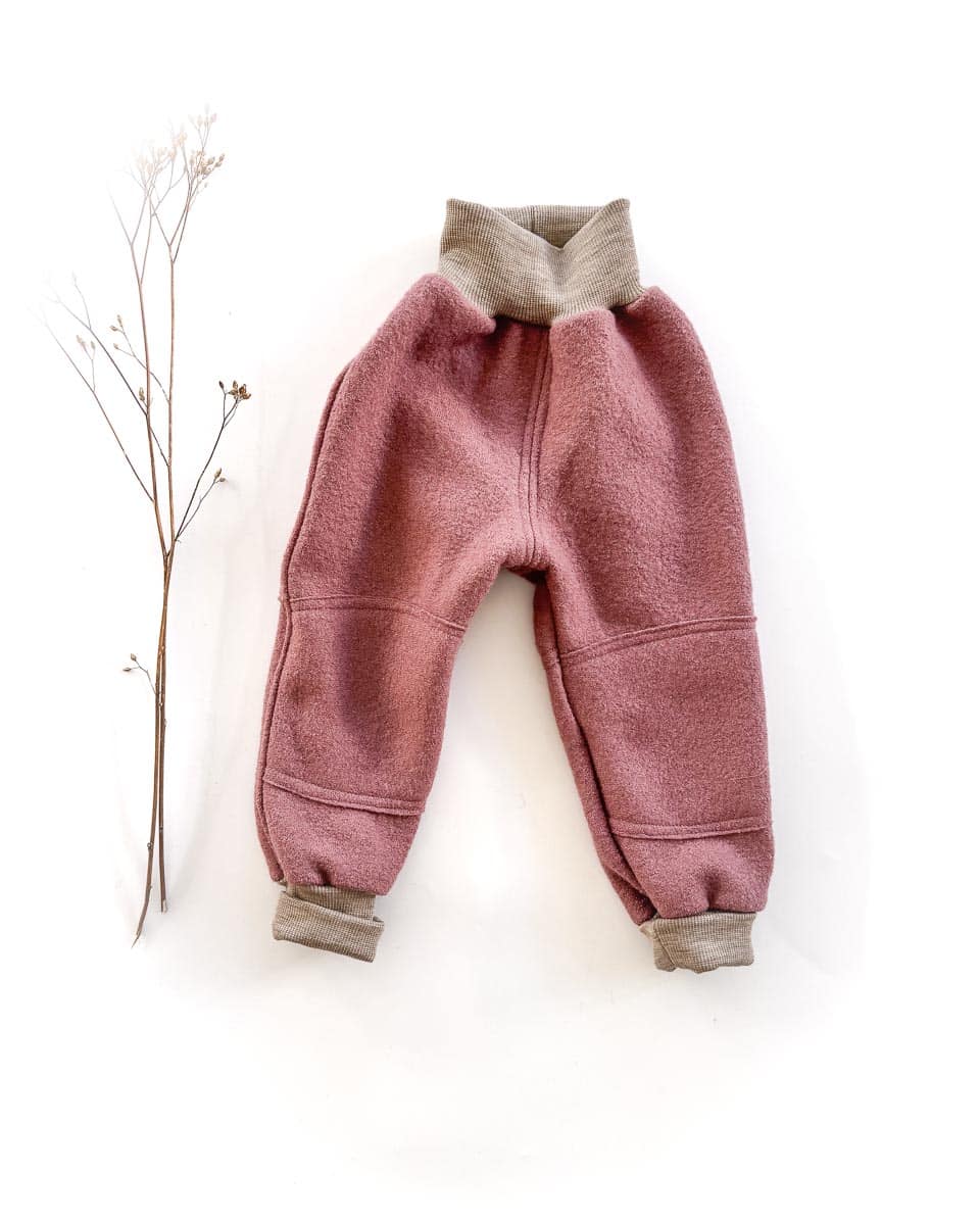 Sofortkauf: Walkhose in Altrosa mit Po- und Knie Verstärkung in Altrosa, Gr. 86/92