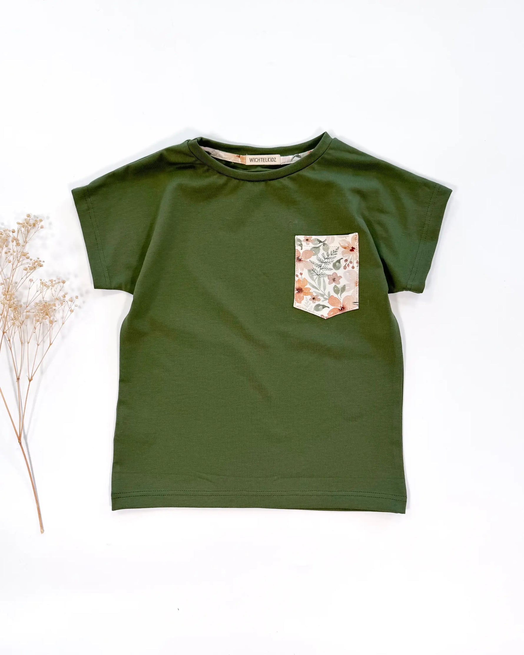 Lockeres Baumwollshirt für Kinder mit Brusttasche