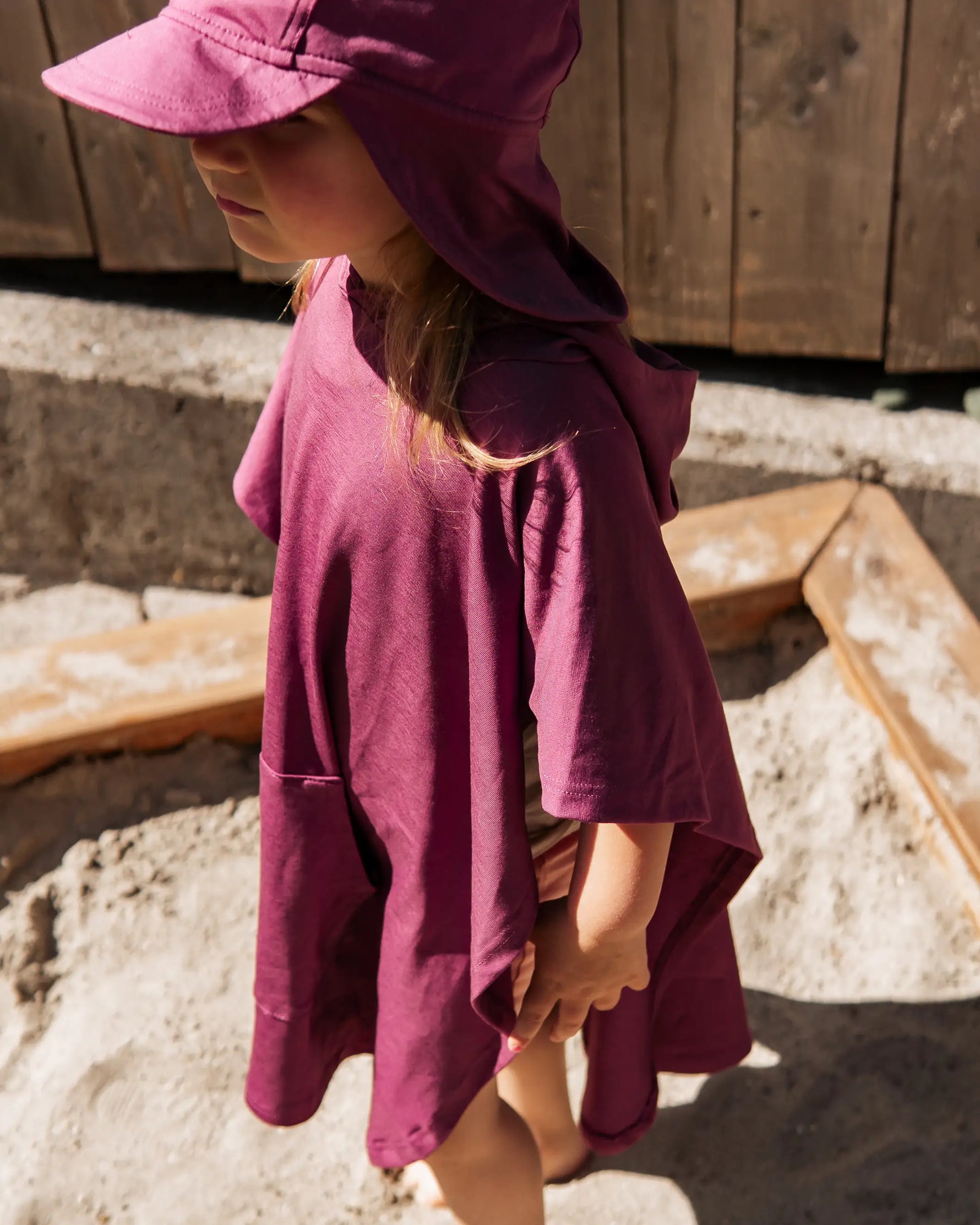 Colorblock UV Poncho für Kinder – UPF 50+ – Wichtelkidz