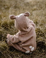 Tier Wollwalk Overall Rehlein Bambi Overall für Babys und Kinder