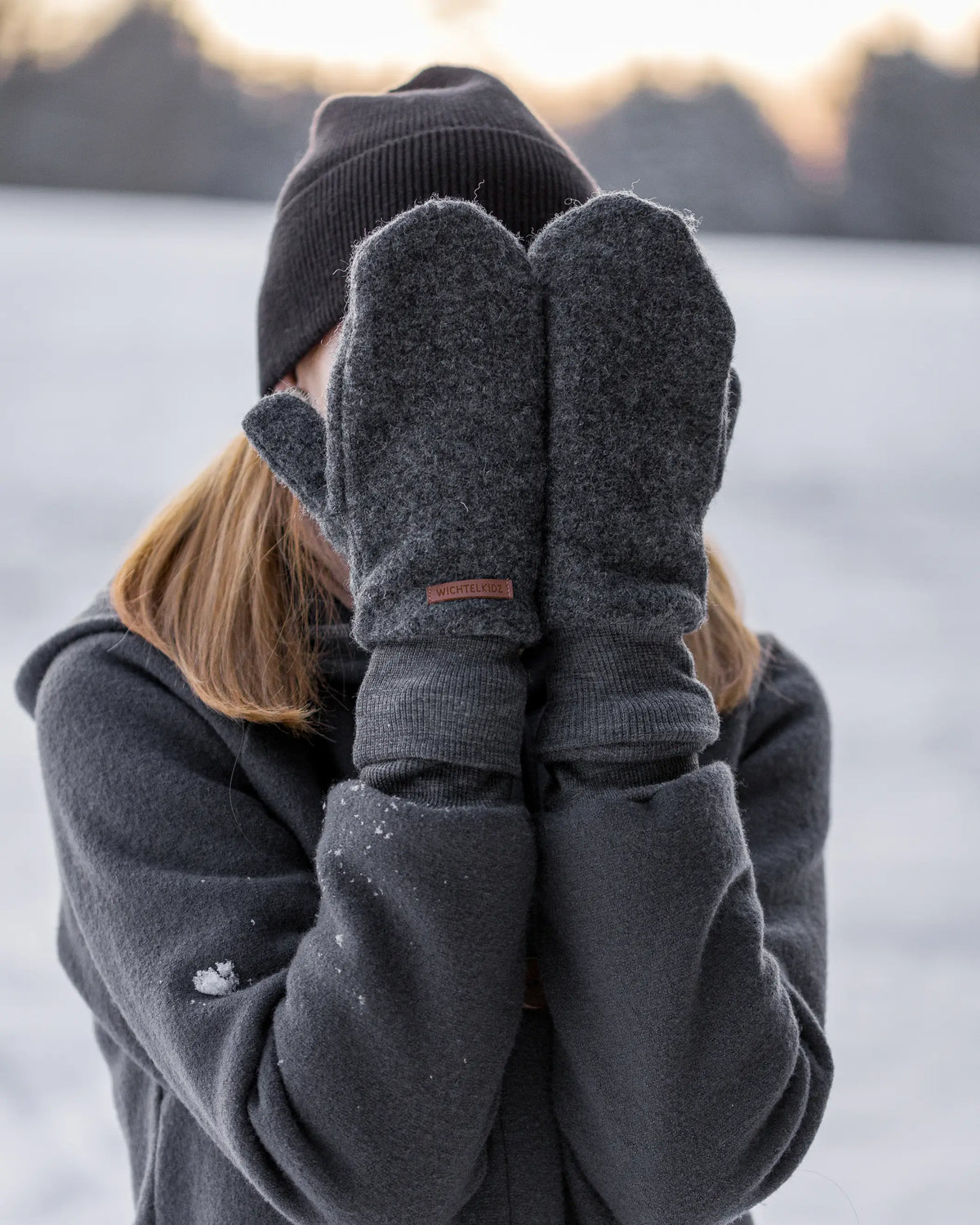 Damen Handschuhe aus Wollwalk – Wichtelkidz