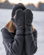 Walkhandschuhe für Damen Frauen Handschuh aus Wollwalk