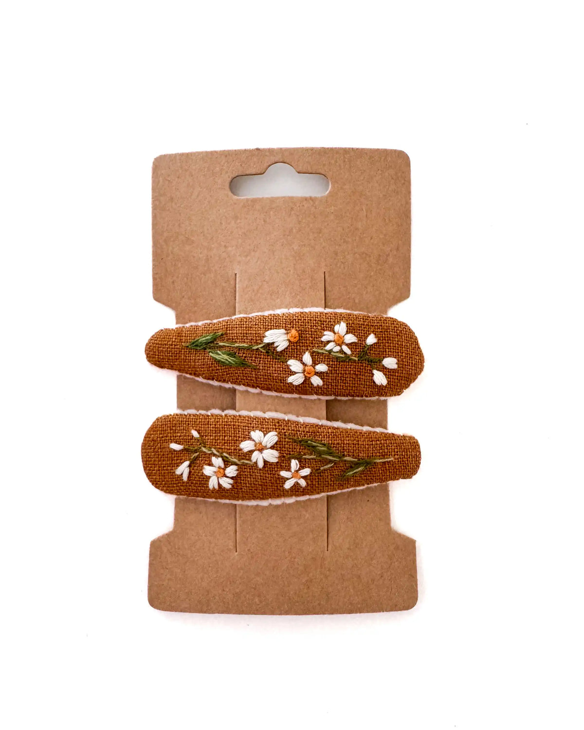 zwei Haarspangen für Mädchen im Set, hochwertiger Leinen Haarschmuck handgemacht, perfekt für Alltag und besondere Anlässe