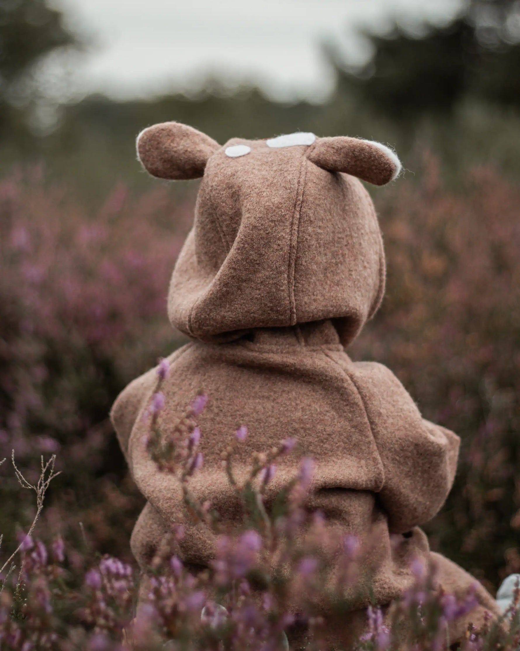 Walkoverall Walkanzug Reh Bambi Overall für Babys und Kinder mit Rehohren und Rehpunkten