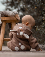 Wollwalk Anzug Walk Reh Bambi Overall für Babys und Kinder