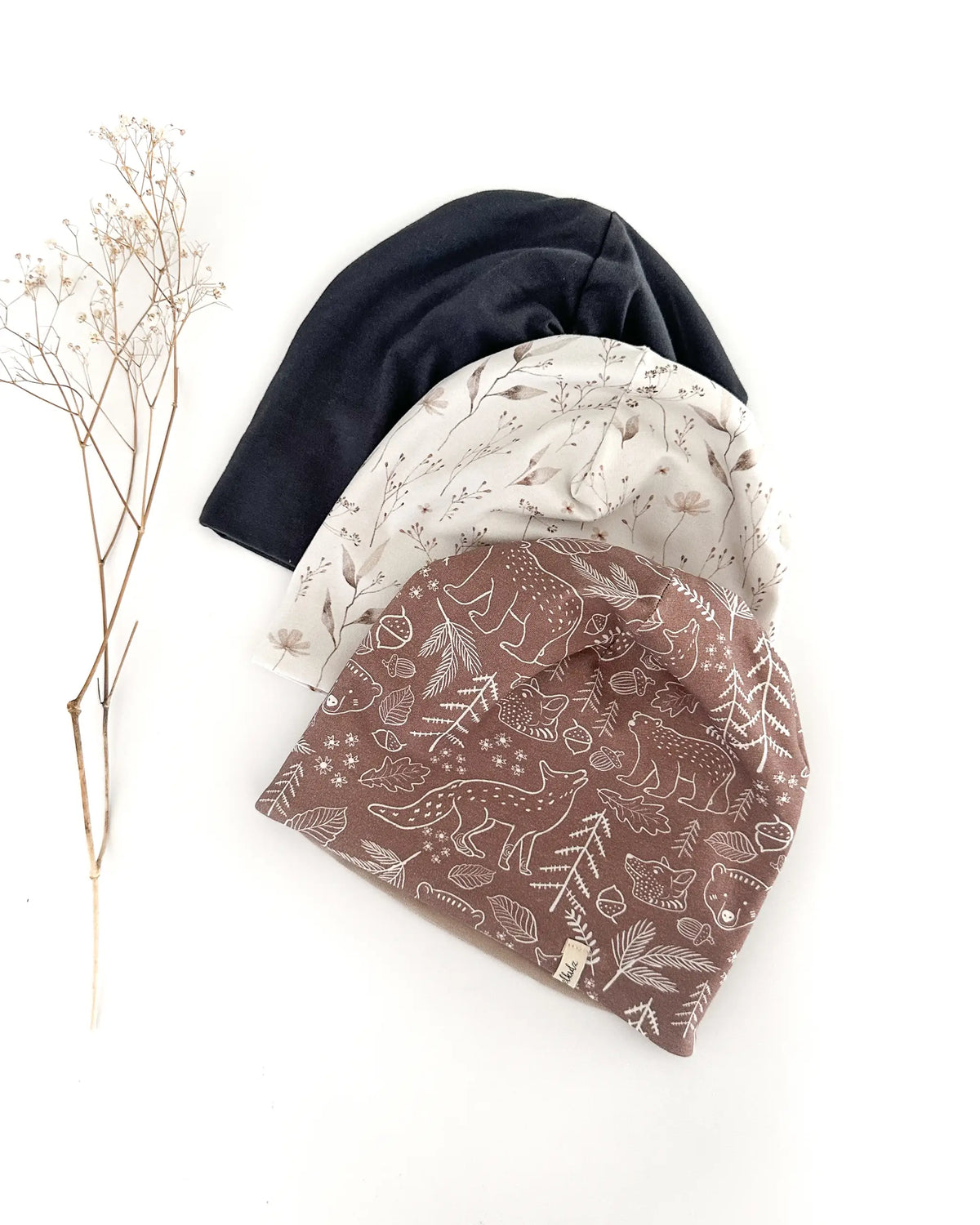 Wendebeanie für Babys und Kinder aus Bio-Jersey, beidseitig tragbar mit weichem, flexiblem Sitz für optimalen Komfort im Alltag
