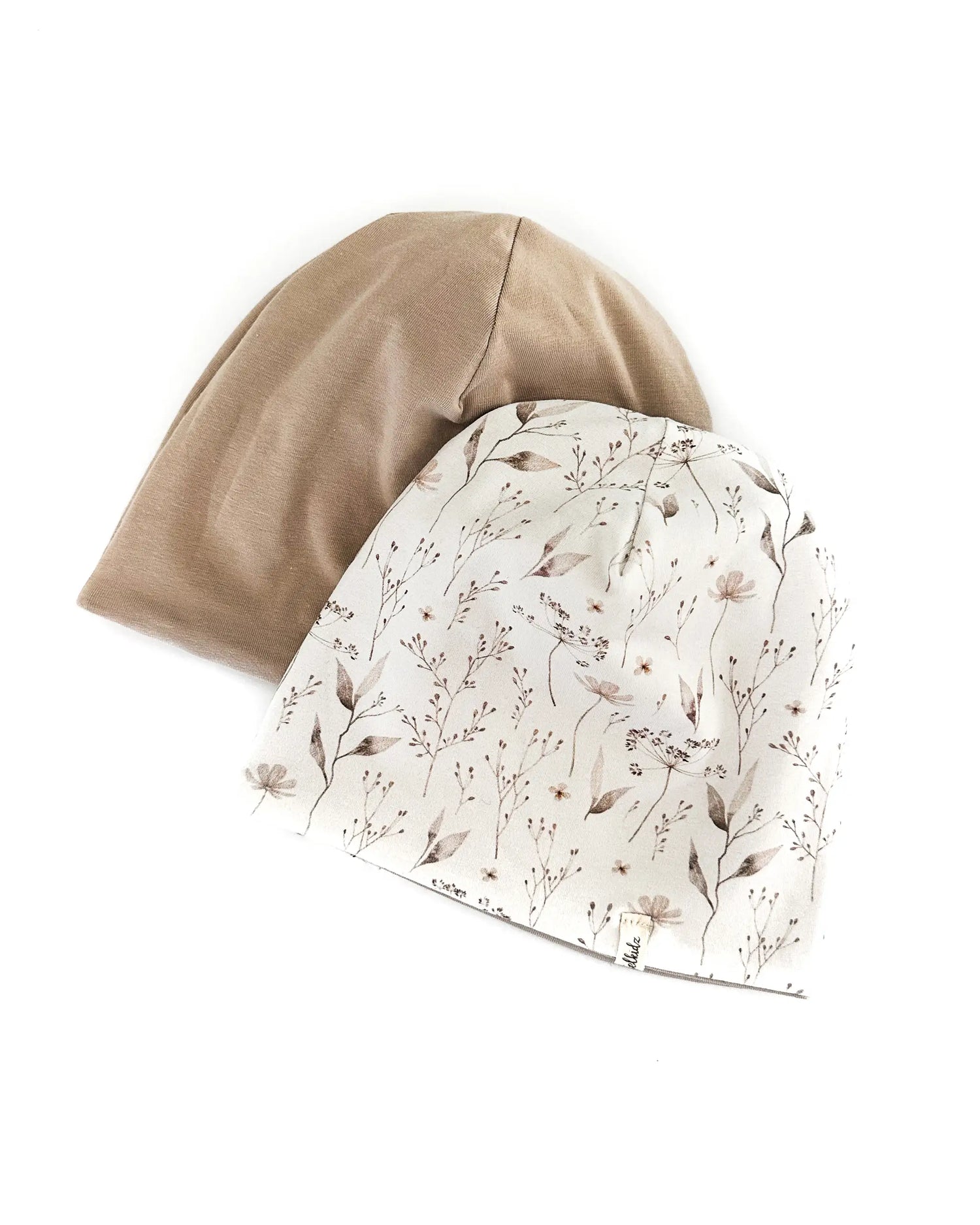 Kinder Beanie aus weichem Bio-Baumwolljersey, leicht und dehnbar für Frühling und Herbst, schützt Kopf und Ohren vor Wind und Kälte
