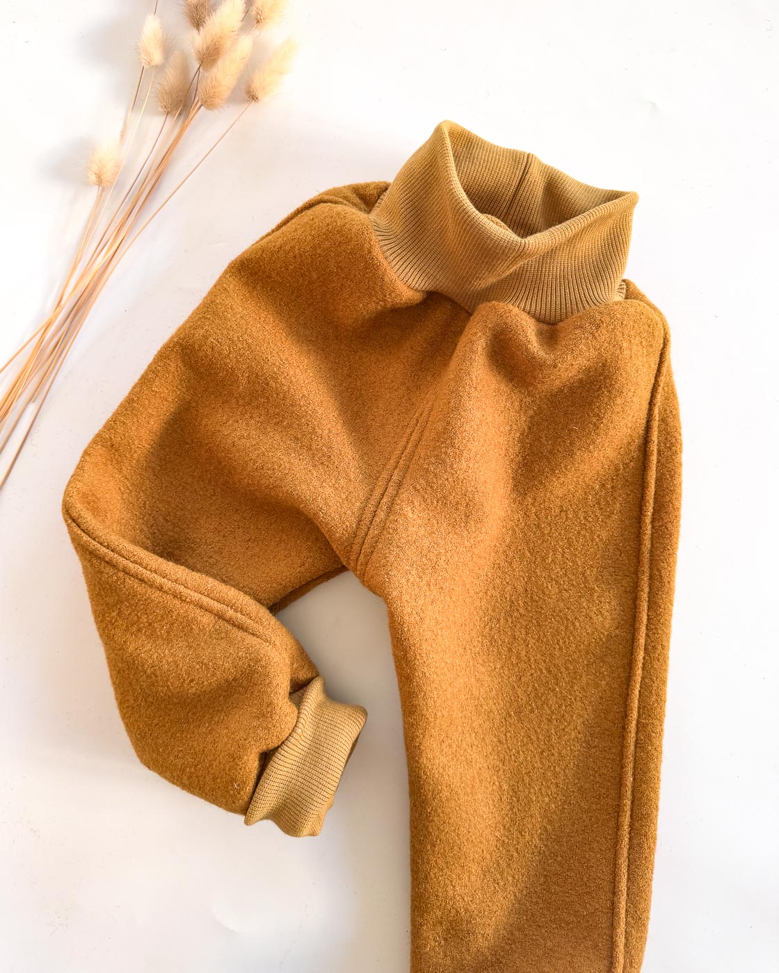 Sofortkauf: Walkhose in Senf, Gr. 92/98