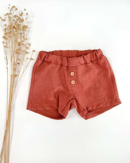 Leinenshorts für Kinder und Babys - kurze Hose für den Sommer aus Leinen